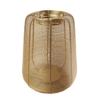 Lantaarn Ijzer dara goud h30 d24cm