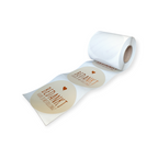 Webshoplabel XL koper 250st