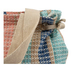 Reistas Waffle blauw 35x35x15cm