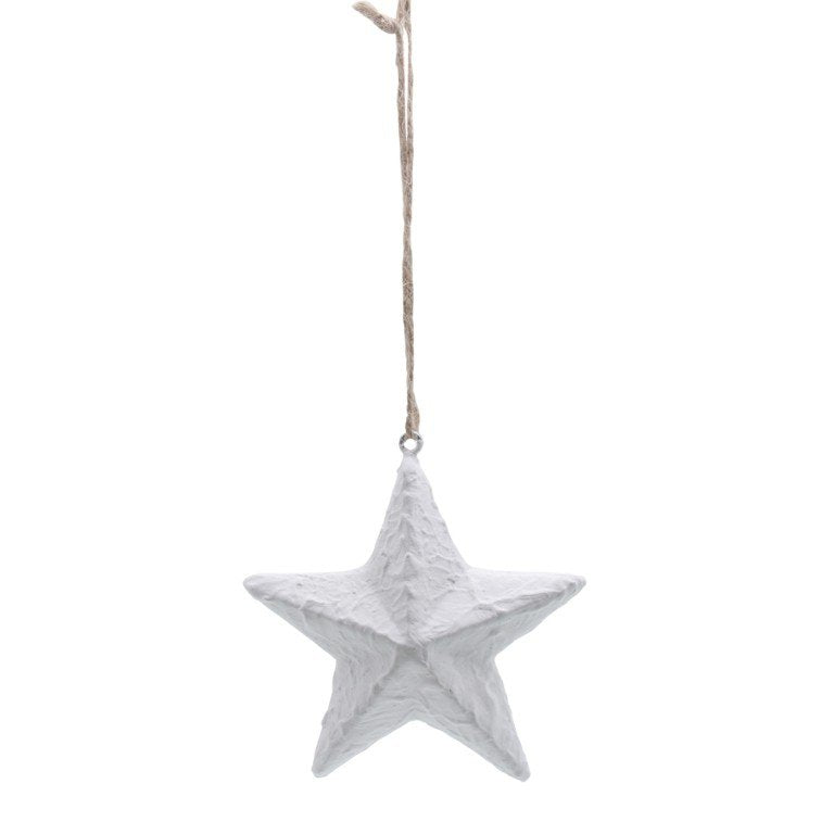 Leeff Ornament Odette ster wit