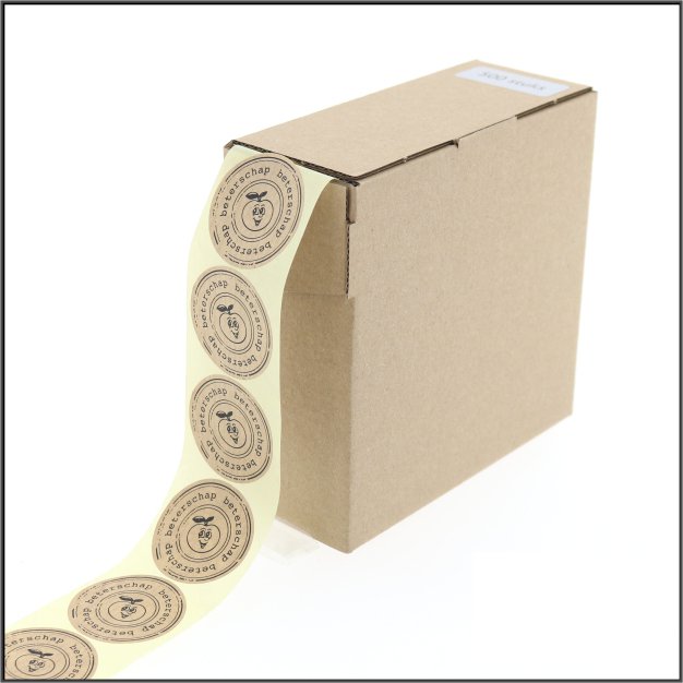 Beterschap - Wens etiket - rol van 500 stuks