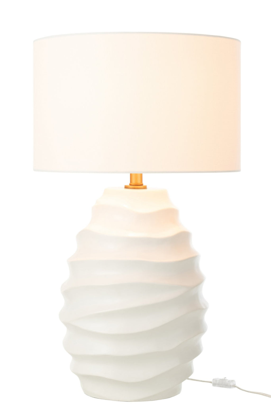 J-Line lamp Golf - keramiek - wit