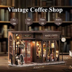 Cutebee, 3D DIY Huisje, Magic Coffee Shop, F041-B, 28,6x13,5x14,5cm