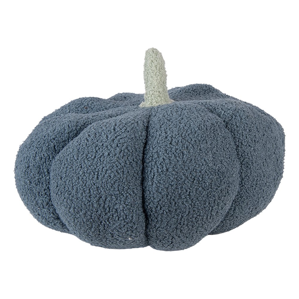 Decoratie Pompoen Ø 35x22 cm Blauw Polyester
