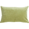 Velvet Chambray kussen groen 30x50cm