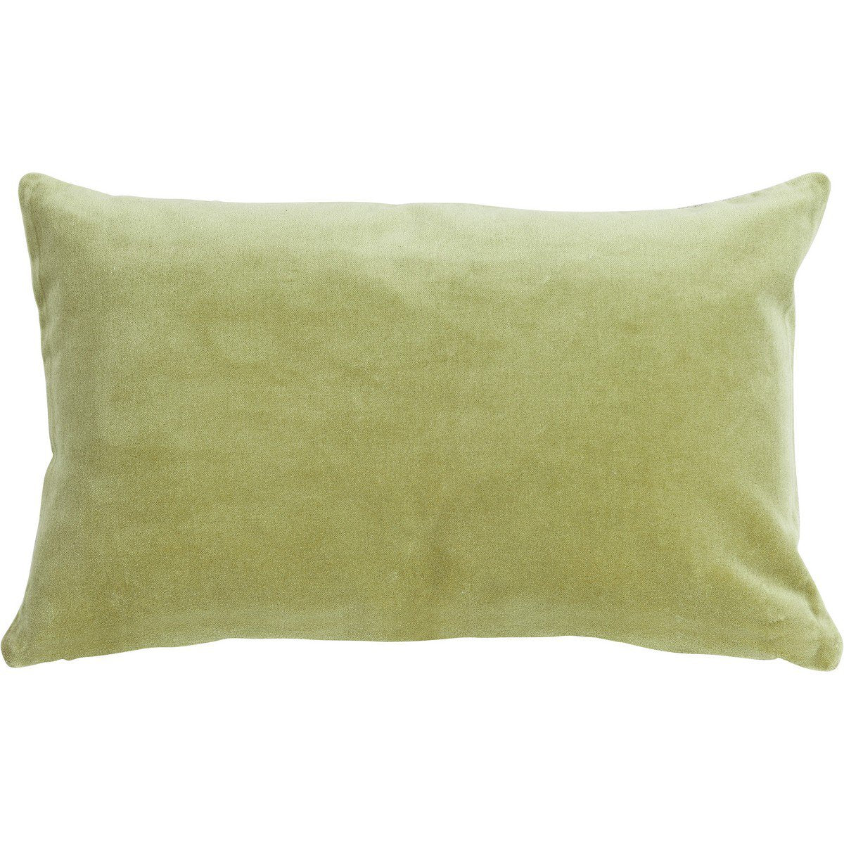 Velvet Chambray kussen groen 30x50cm