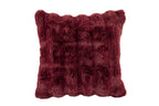 Cushion (filled) Bubble rabbit fur - 45x45 cM