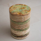 Salontafel Beige Marmer en Groene Onyx