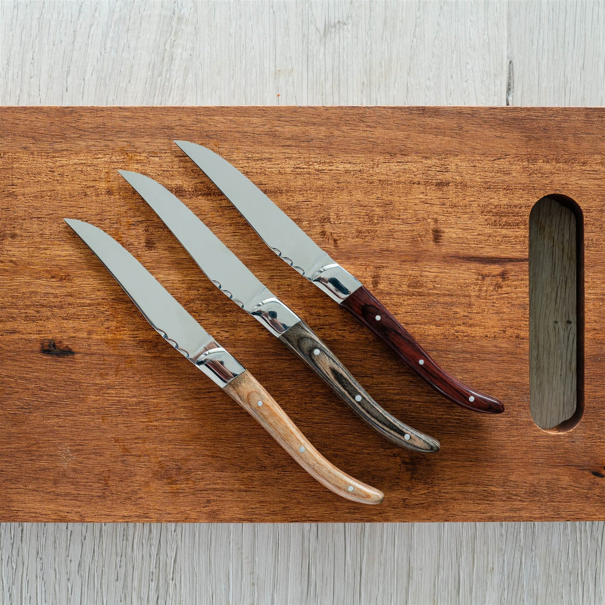 Steakmes bruin Corta - Set van 4