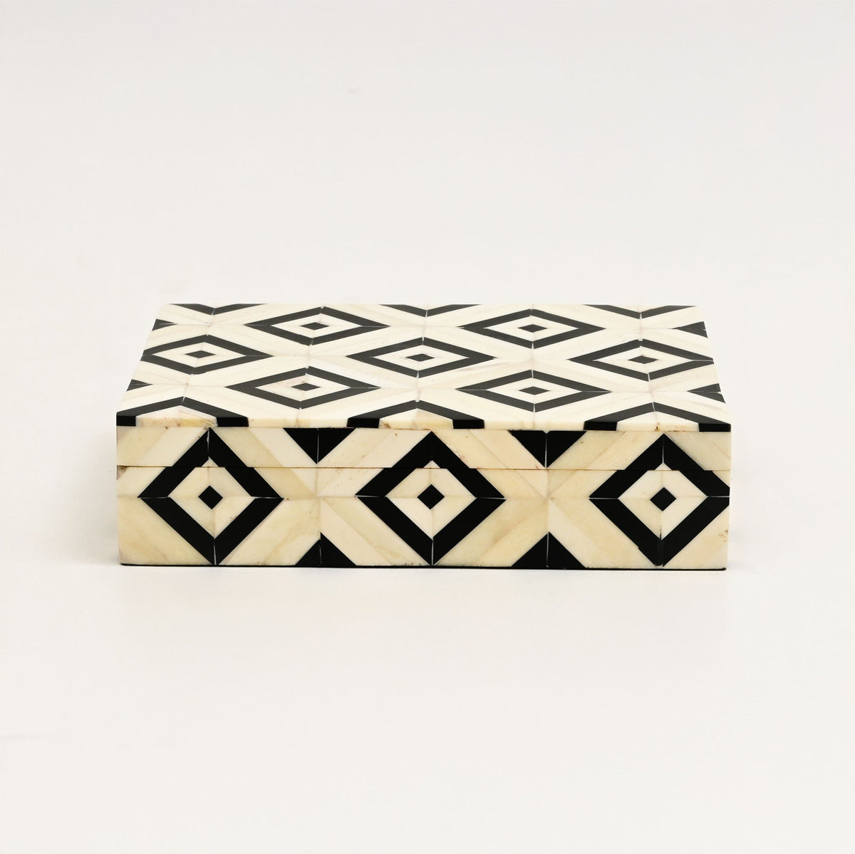 Geometrische botinlegkaartdoos