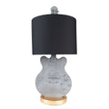 Tafellamp Gitaar Ø 30x68 cm Grijs Kunststof Bureaulamp