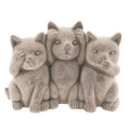Decoratie Kat 22x10x16 cm Grijs Terracotta