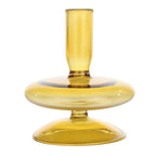 Candlestick Molume geel 10x12cm