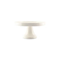 Taartplateau 22,5xH11,5cm wit