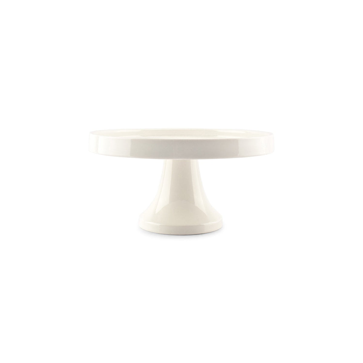 Taartplateau 22,5xH11,5cm wit
