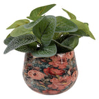 Vaas Ø 13x10 cm Roze Metaal
