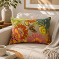 Katoenen lendenkussen - Elegante Honingdauw - 40 x 60 cm