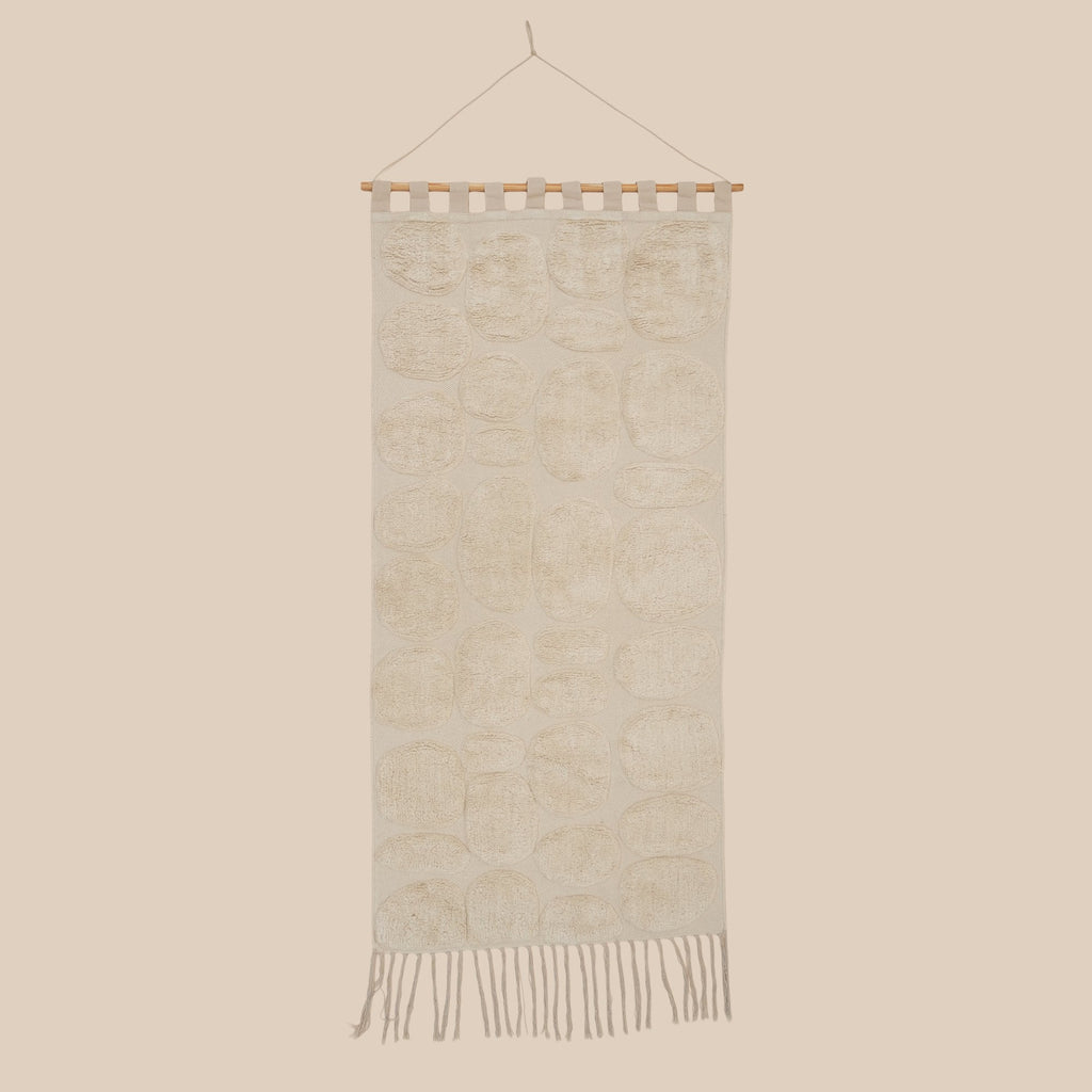Pebble Harmony Getuft Muurhanger | Katoen Textielkunst