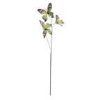 Decoratie Tak Vlinder 10x10x65 cm Groen Textiel