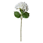 Kunstbloem Hortensia 68 cm Wit Kunststof