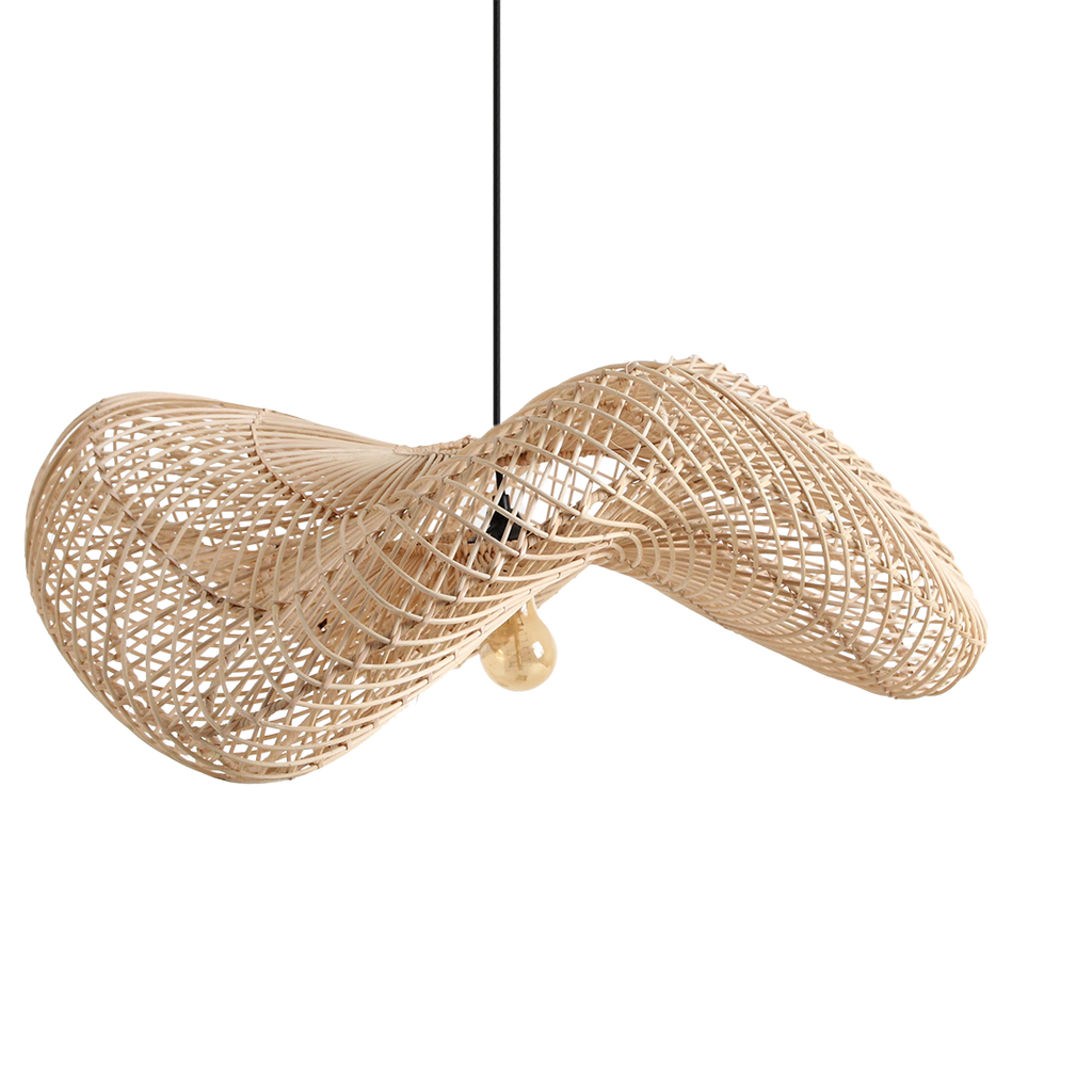 Wave hanglamp naturel large