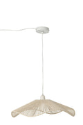 J-Line hanglamp Touw - vlas - greige - large
