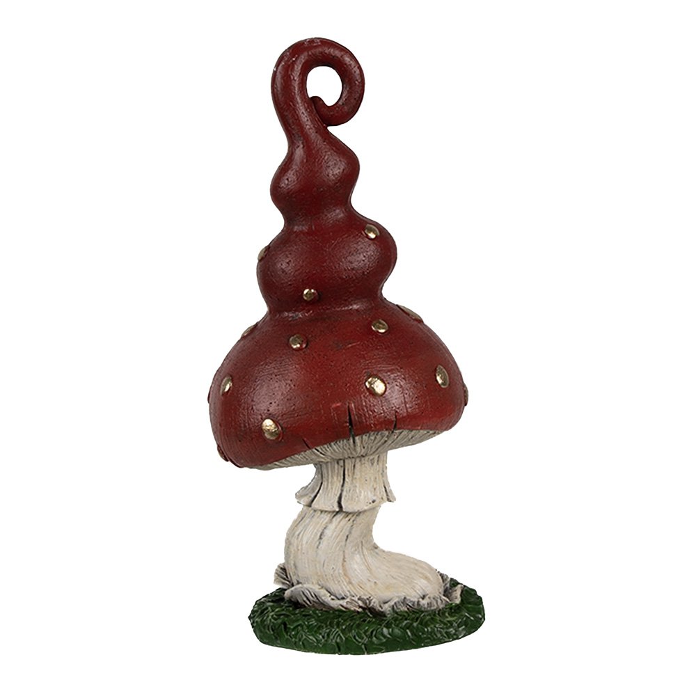 Decoratie paddenstoel 8x6x17 cm