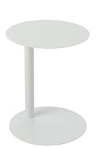 J-Line bijzettafel Rond - metaal - wit