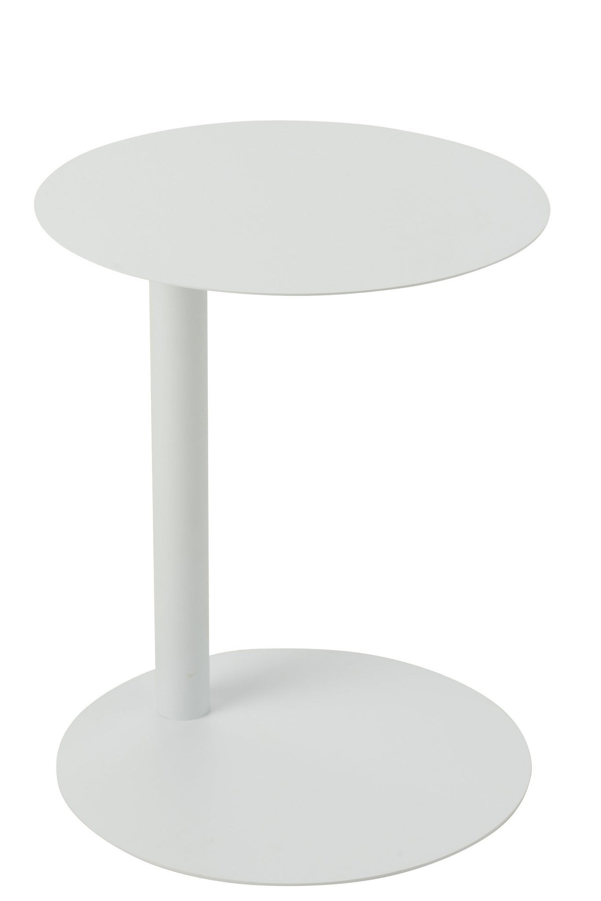 J-Line bijzettafel Rond - metaal - wit