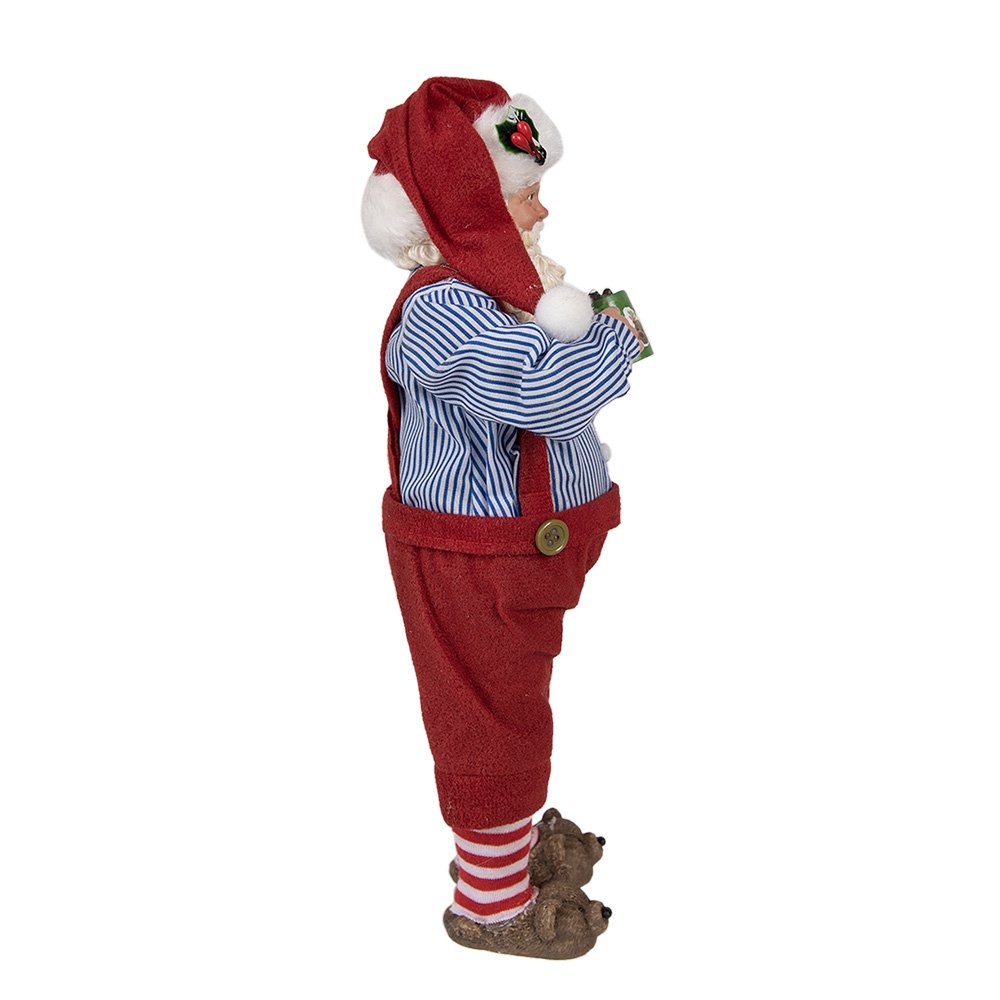 Beeld Kerstman 28 cm Rood Kunststof