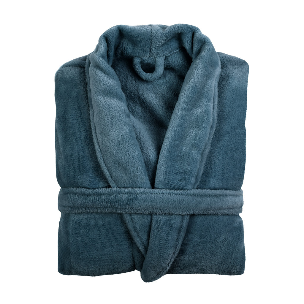 Badjas Cosy microflannel- L/XL - unisex, taupe