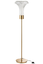 J-Line Staanlamp Led Goud Metaal Transparant
