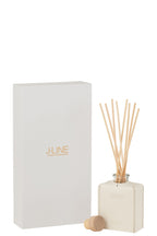 J-Line geurolie + stokjes - Grape White - leder - zwart - 100ml