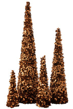 J-Line decoratie Boom Sprankelend - polystyreen - bruin - extra large