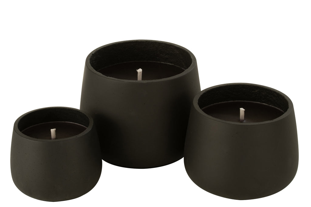 J-Line buitenkaars - cement - zwart - large - 48U