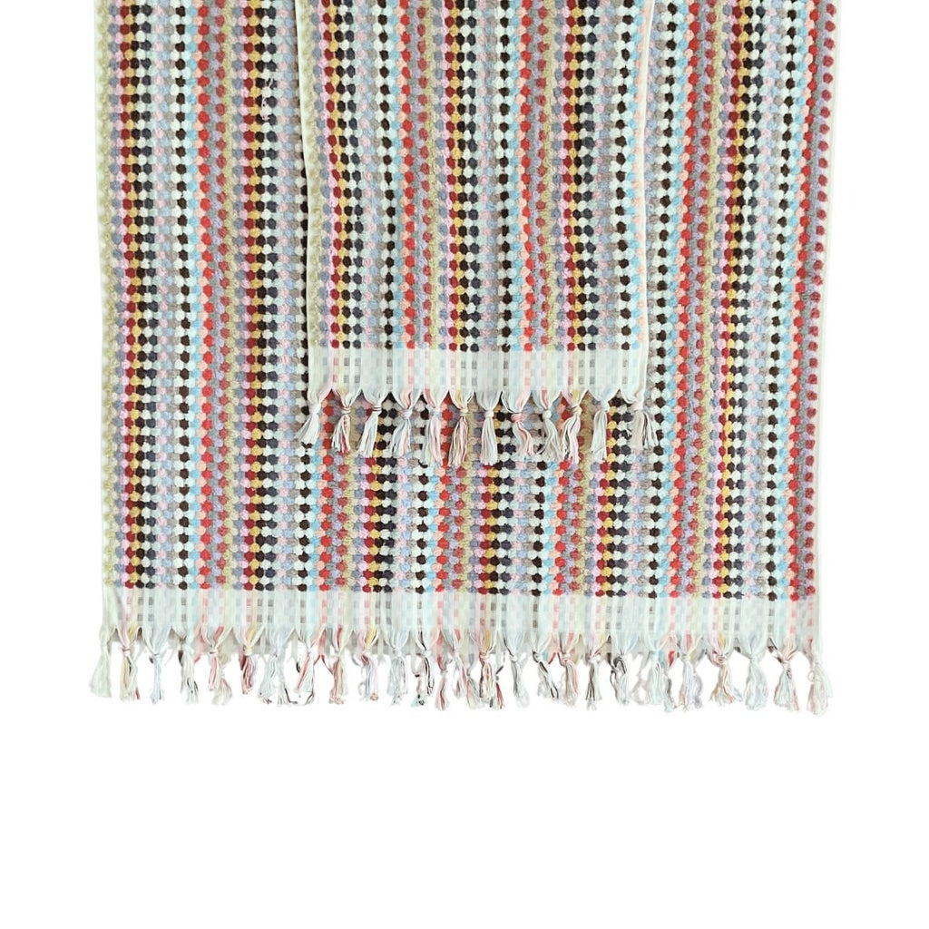 PomPom Handdoek Multicolor