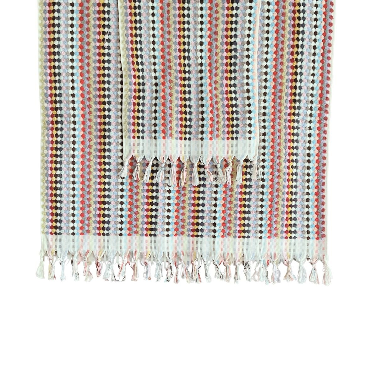 PomPom Handdoek Multicolor