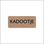 Kadootje - - wensetiket - rol van 500