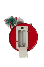 J-Line Ledkerstman - ijzer - wit/kerstrood - small