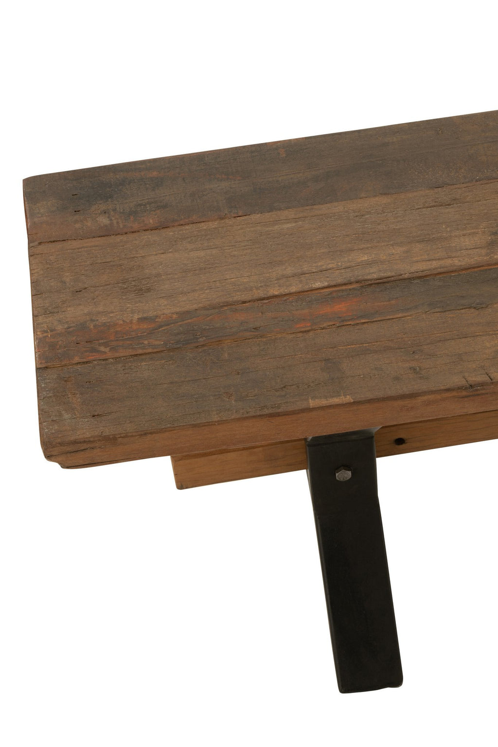 J-Line Verouderd bank - hout - bruin
