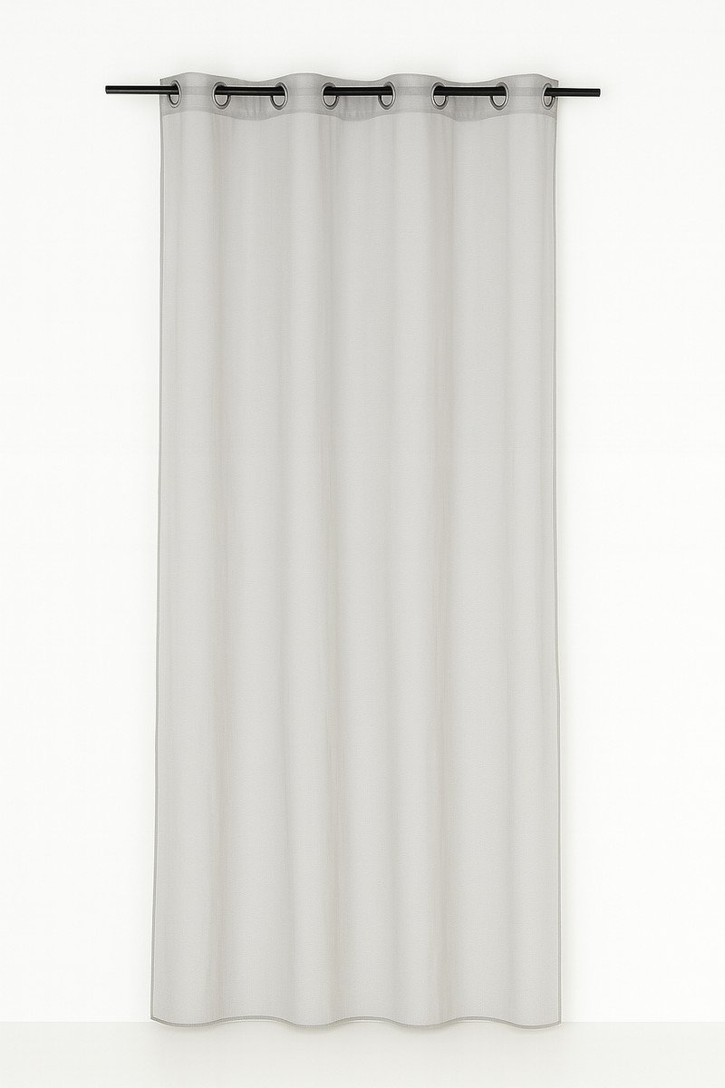 Monna gordijn grijs 8 rings 135 x 260 cm