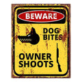 Tekstbord 20x25 cm Geel IJzer Wandbord