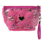 Toilettas Dames Hart 23x13 cm Roze Polyurethaan
