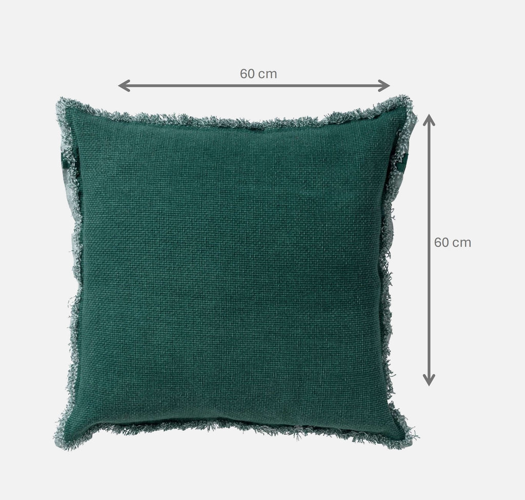 Dutch Decor Burto - Cushion 60x60 cm alsem Green - Green