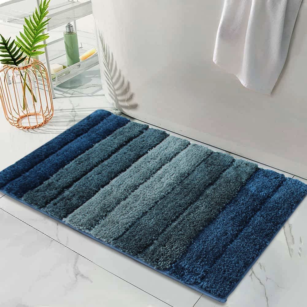 Luxe 2500 GSM microvezel antislipbadmat 40x60cm, verpakking van 1 | Wasbare waterabsorberende badkamer keuken entreemat