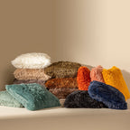 Dutch Decor Fluffy - Sierkussen 60x60 cm - Superzacht - XL kussen - Micro Chip - Grijs