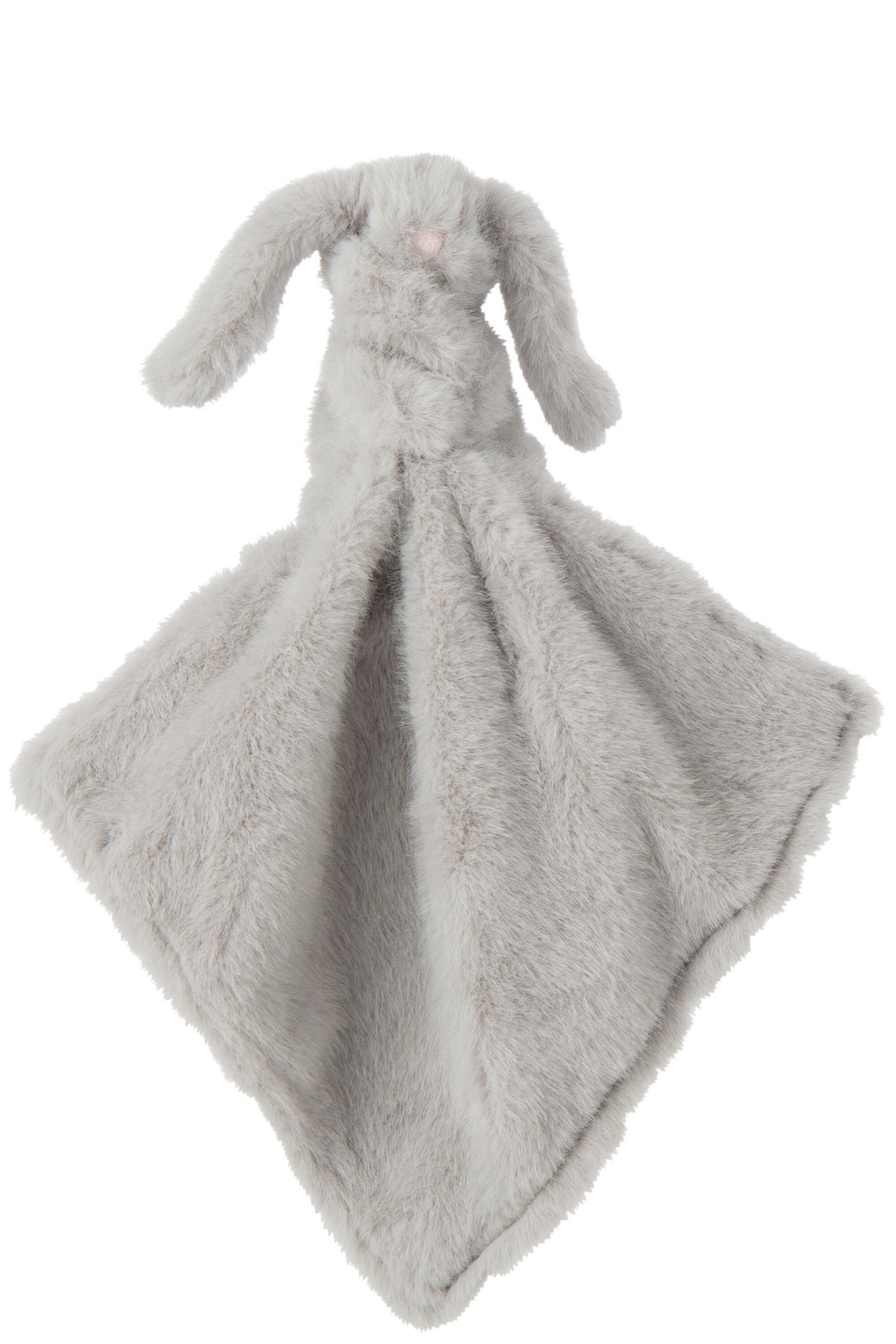 J-Line knuffel Konijn - polyester - lichtgrijs - small