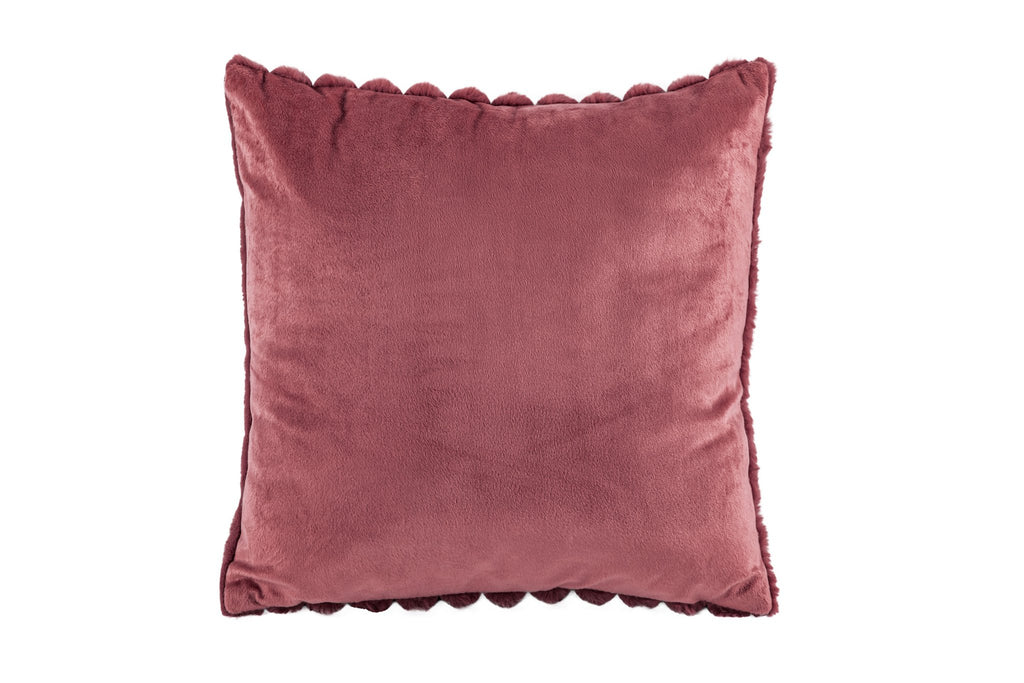 Cushion (filled) Bubble rabbit fur - 45x45cm