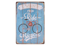 Fiets Retro Wandbord 30x20