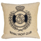 Gobelin kussen navy royal yacht club 45x45cm